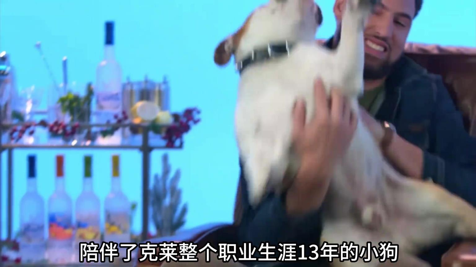 陪伴克萊13年的小狗去世了，不敢相信克萊得多么傷心